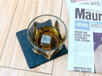 whiskey ice cubes to tequila to keep flavor