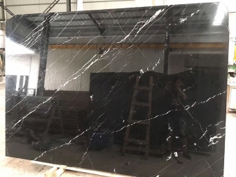 wholesaler negro marquina marble slabs